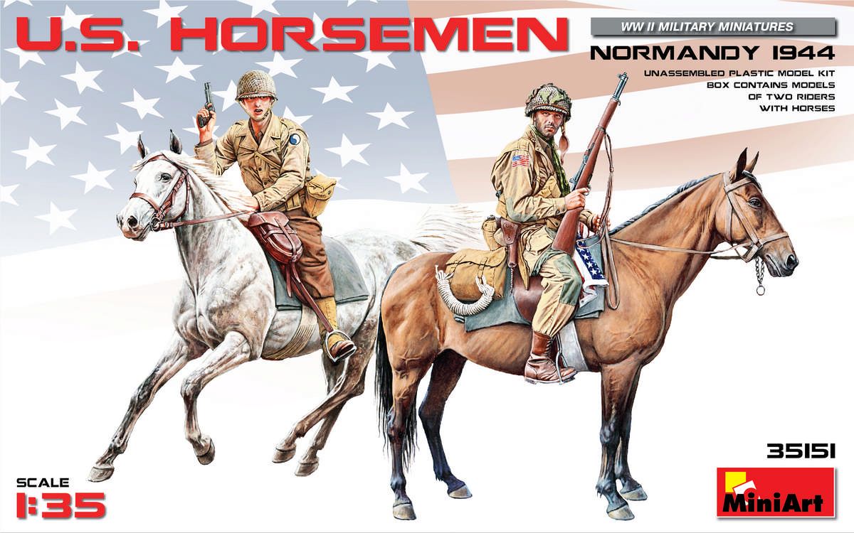 lagerU.S. Horsemen. Normandy, Mini-art