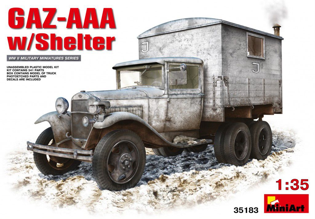 lagerGAZ-AAA w/Shelter, Mini-art