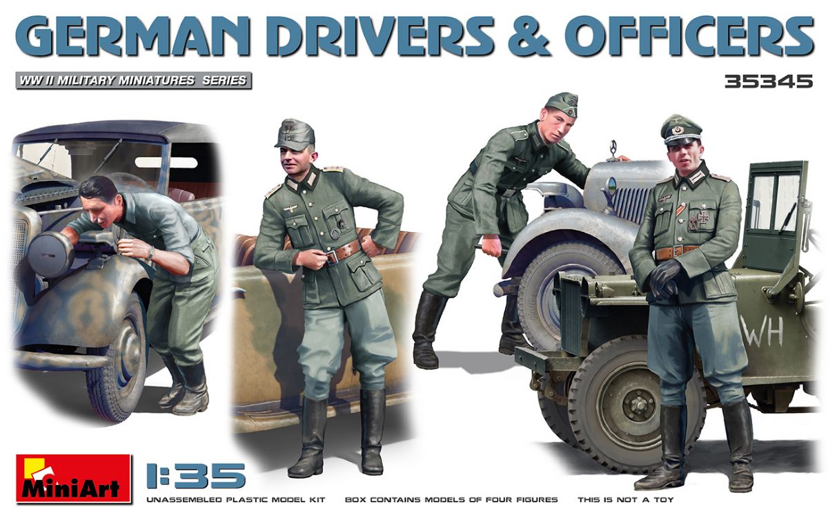 lagerGerman Drivers & Officers, Mini-art