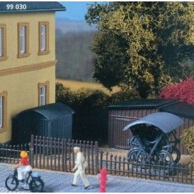 lagerGarage och cykelställ, AUHAGEN