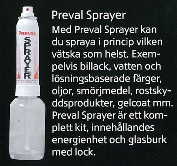 lagerPreval Sprayer Komplett, J-B Weld