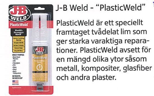 lagerJ-B Weld - PlasticWeld, J-B Weld