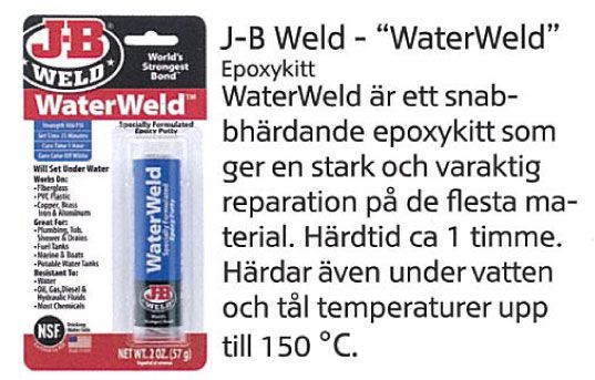 lagerJ-B Weld - WaterWeld, J-B Weld