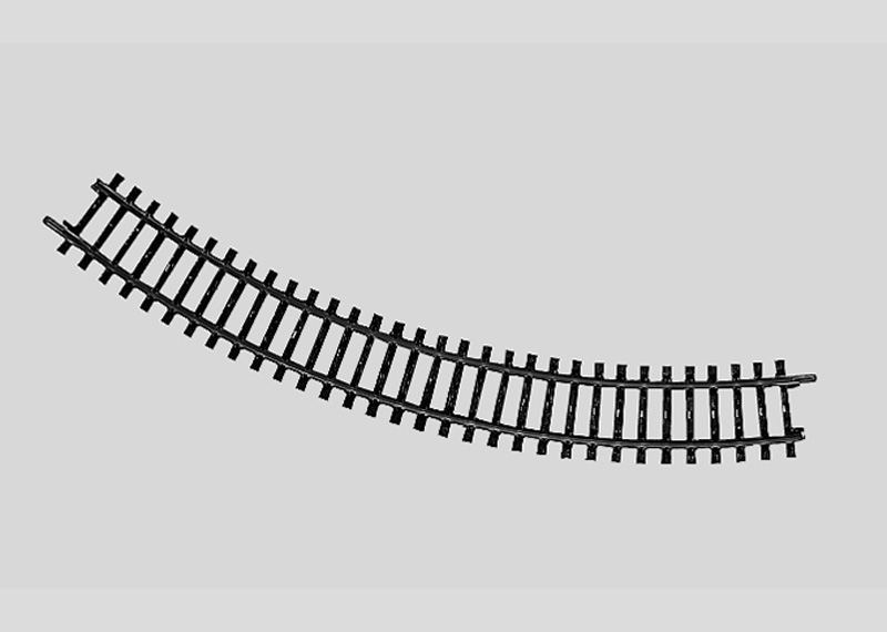 lagerBBöjd räls r295,4 mm, Märklin