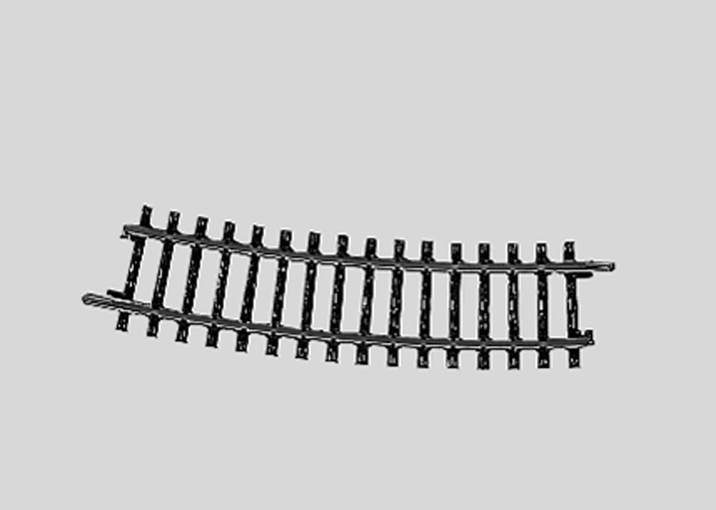 lagerBBöjd räls .r424,6 mm, Märklin