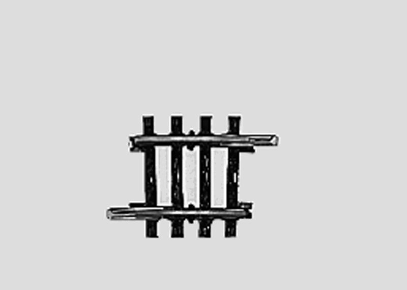 lagerBBöjd räls r424,6 mm, Märklin
