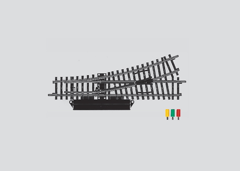 lagerBVäxel vänster r424,6 m, Märklin