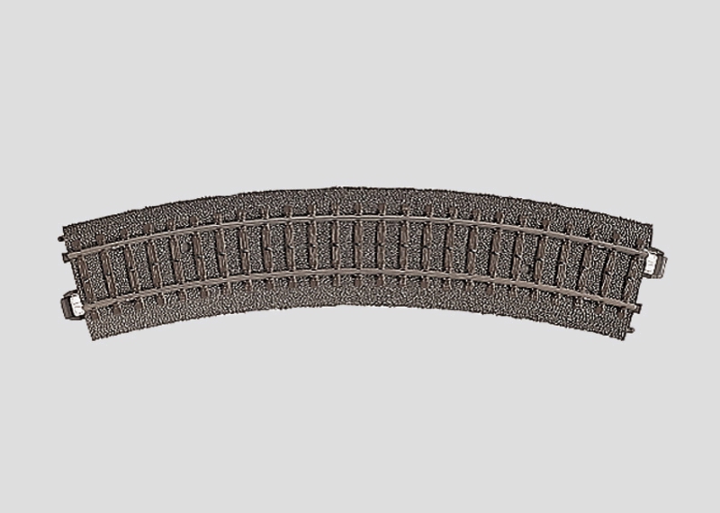 lagerBBöjd räls r360 mm,30 Gr., Märklin