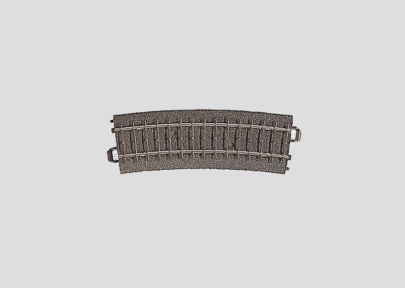 lagerBBöjd räls r437,5 mm, Märklin