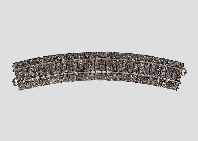 lagerBBöjd räls r437,5 mm, Märklin