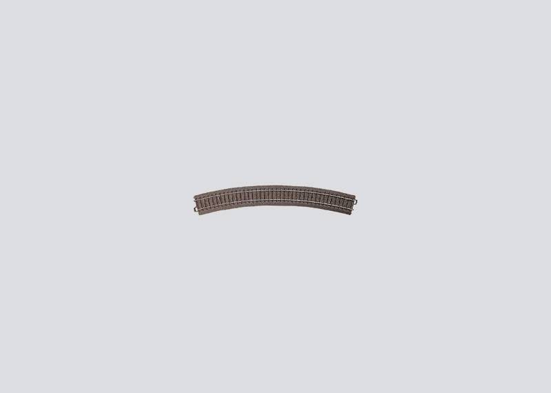 lagerBBöjd räls r579,3 mm, Märklin