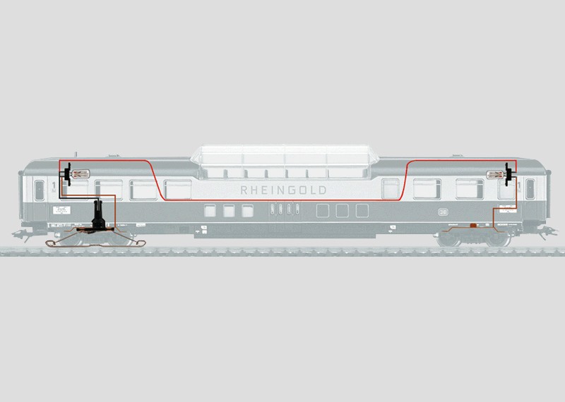 lagerBVagnsbelysning, Märklin