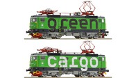 2 x Ellok Rc4 Green Cargo