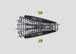 3-vägsväxel r424,6 mm