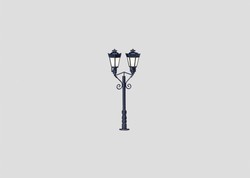 Äldre parklampa 65mm
