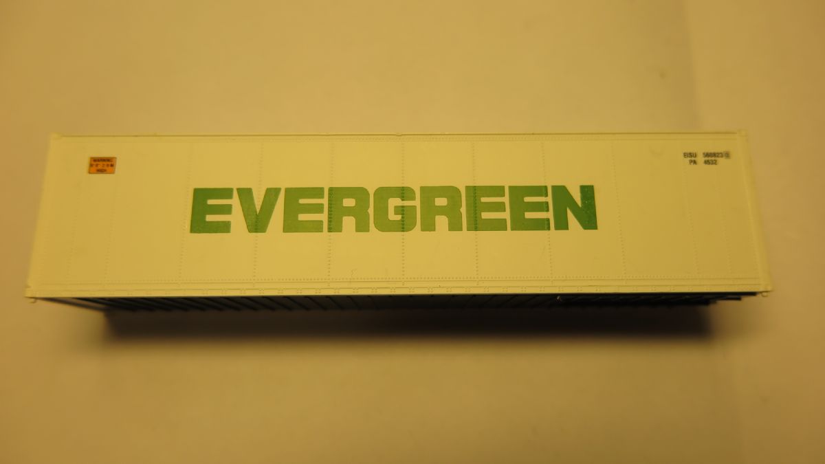 lagerxLång container Evergreen, Begagnat