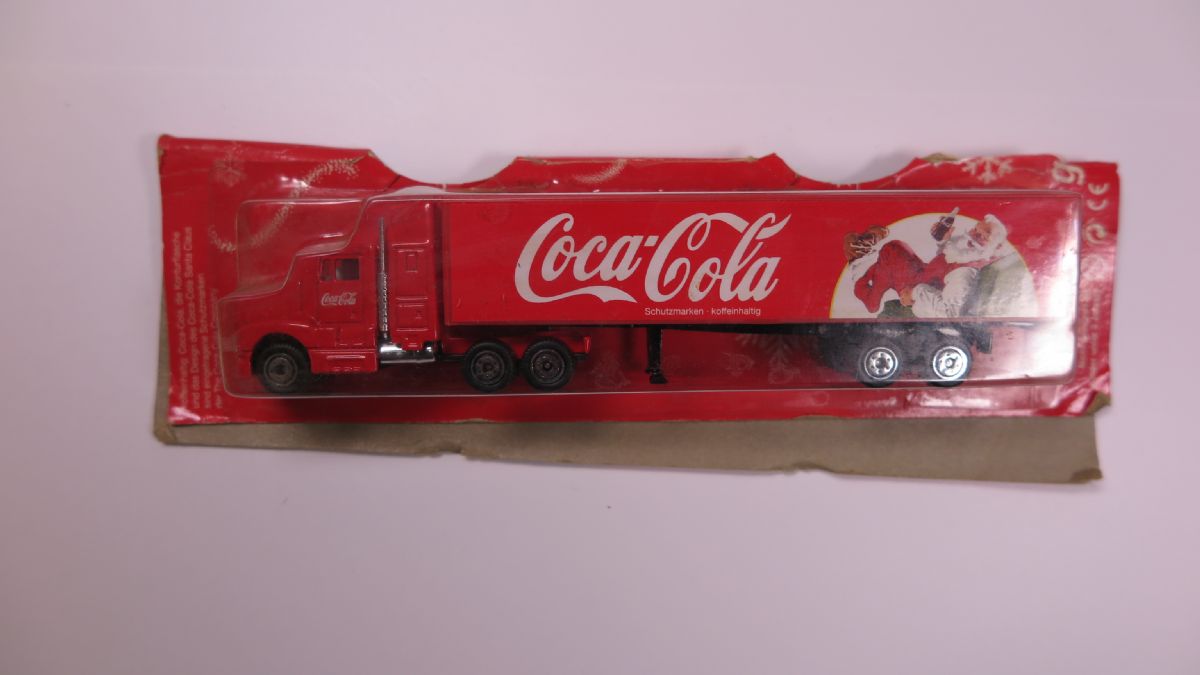 lagerLastbil Coca Cola H0, Begagnat
