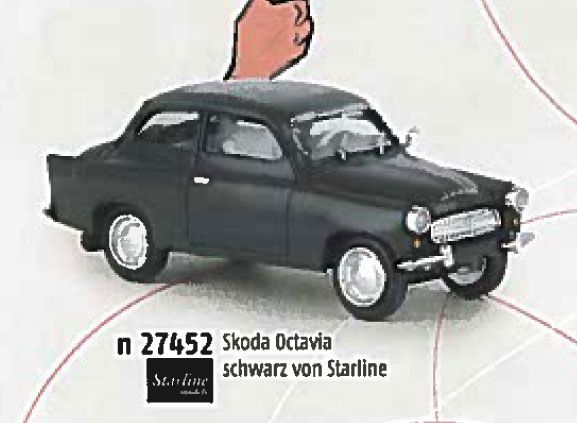 lagerSkoda Octavia Svart, Brekina bilar