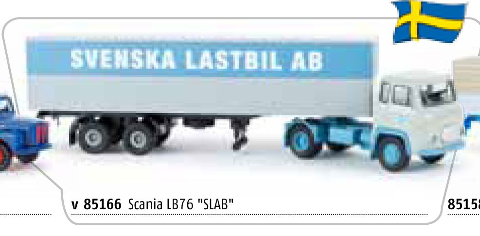 lagerScania LB76 , Brekina bilar