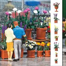 lagerxBlomlådor och blommor x20, Busch/Praliné bilar