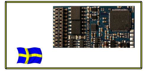lagerBDSALLjuddek. Motorvagn X2000, ESU LokSound