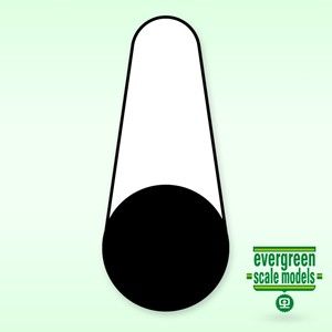 lagerRund rod 1,0mm, Evergreen