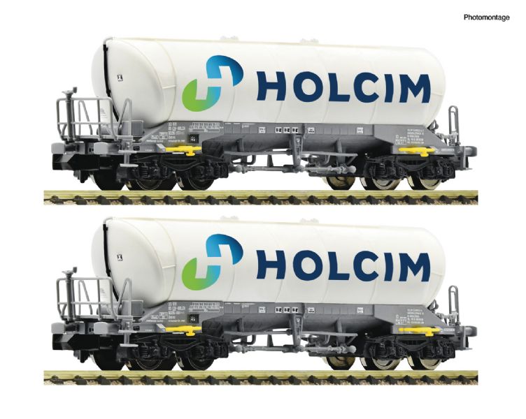 lagerN2-piece set: Silo wagons,, Fleischmann