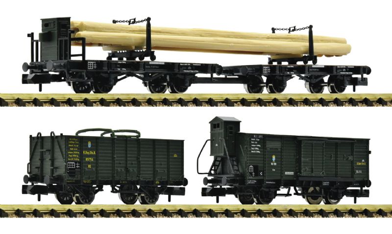 lagerN3-piece set: Freight wago, Fleischmann