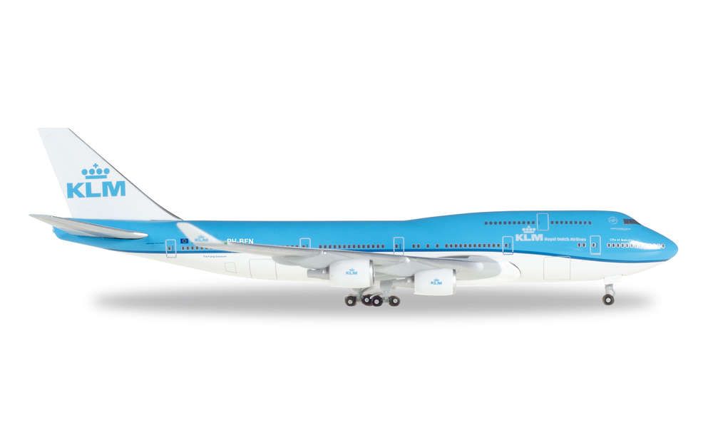 lagerKLM Boeing 747-400, Herpa