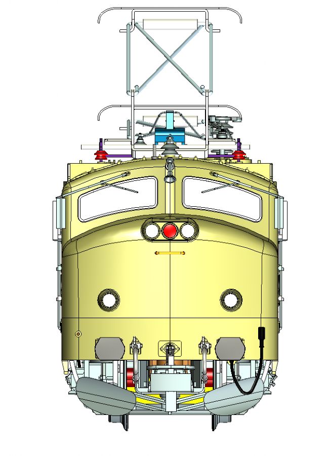 Ellok Ra-4 988 AC, Jeco i Ra-lok färdig H0 DC-AC