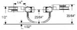 Short (1/4") overset shan