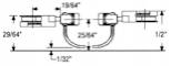 Medium (19/64") centers s