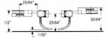 Long (25/64") overset sha