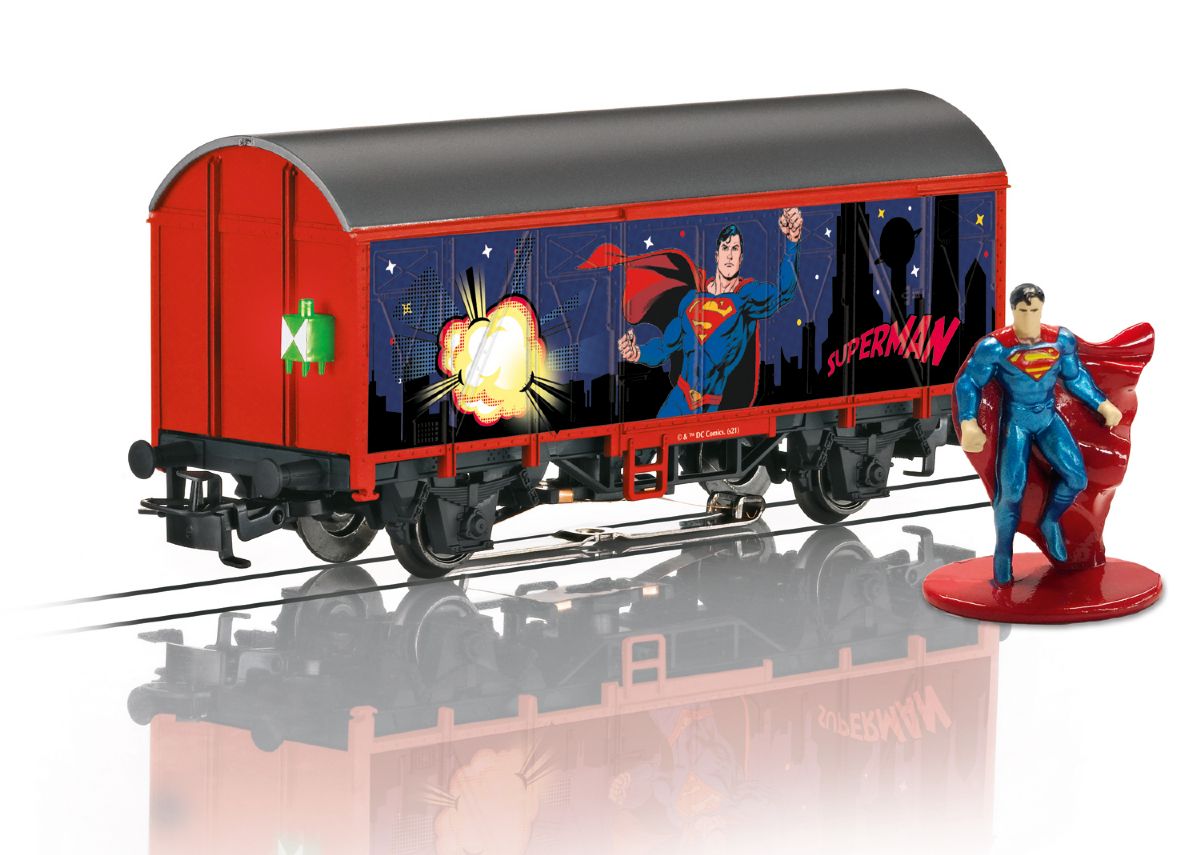 lagerGodsvagn Superman, Märklin