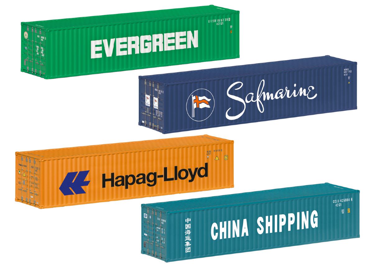 lager4-pack 40´containerset , Märklin