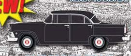lager1955 Ford Sedan Svart, Bilar 1/87