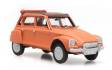 Citroën Dyane orange open