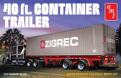 lager40 Semi Container Trailer, Plastbyggsatser