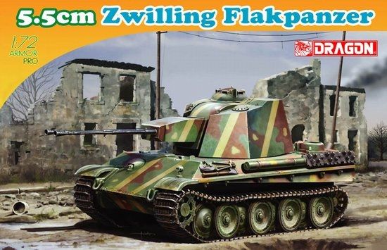 lager5.5cm Zwilling Flakpanzer, Plastbyggsatser