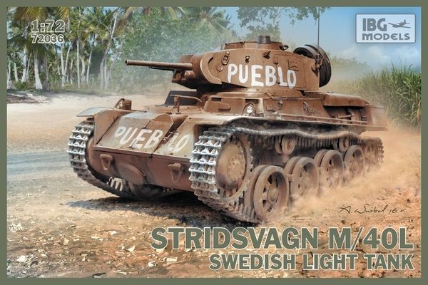 lagerStridsvagn M/40L Swedish , Plastbyggsatser