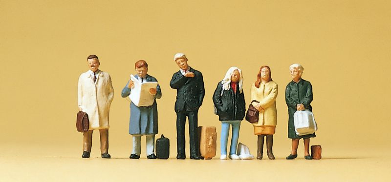 lagerVäntande passagerare, Preiser