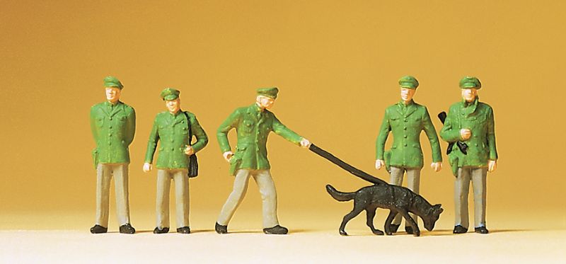 lagerxPolismän med hund, Preiser