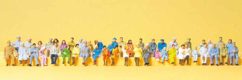 lager48 SITTANDE FIGURER, Preiser