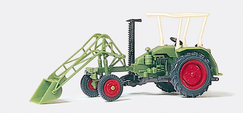 lagerTRAKTOR MED FRONTLADDARE, Preiser