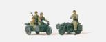 Soldater + motorcyckel
