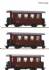 3 piece set: Narrow-gauge