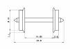 AC wheel set 10 mm