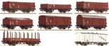 Set: Goods wagons,DB,8pcs