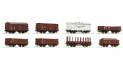 Goods wagon set,DR,8pc.