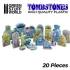 20x Gravestones Plastic S